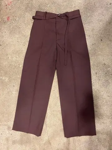 JIL SANDER belted tuck trouser