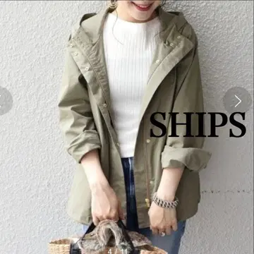 SHIPS 쉽스 숏 모즈 코트 2way 이너 탈부착 가능