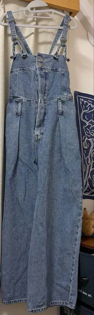 데님 살로펫 오버롤