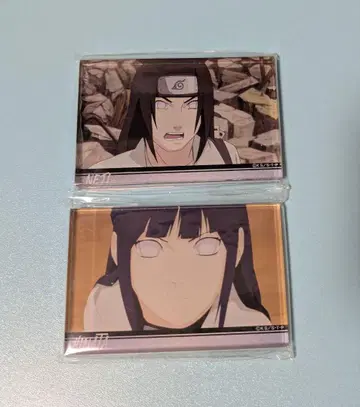 NARUTO 아크릴 블록 휴우가 네지 휴우가 히나타