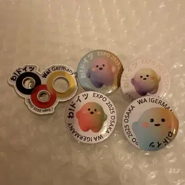 만박 독일 서큘러 독일 핀 배지 5개 세트