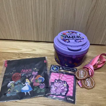 앨리스 팝콘 바게트 & 복조리 & 체셔 고양이 키링