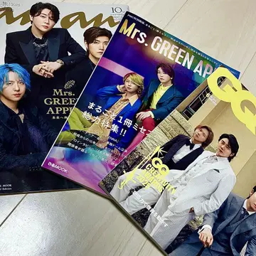 Mrs. GREEN APPLE 잡지 3권 세트