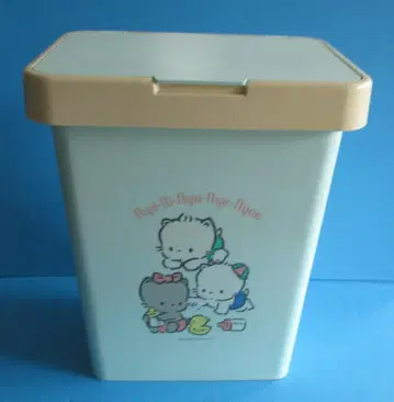 빈티지 산리오 냐니뉴녜뇽 쓰레기통 1988