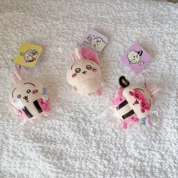 치이카와 (먼작귀) 토끼 마스코트 덕질 스눈 부채 응원봉 3종 세트