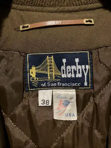 USA제 Derby Of San Francisco 다크 브라운 80s