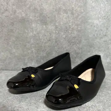 컨디션 최상 젤리빈스 블랙 플랫슈즈 밸리슈즈 23cm