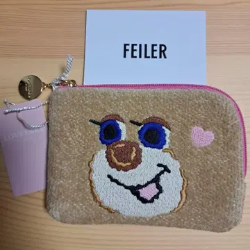 새상품 페이러 도업 테디걸 L자 파우치