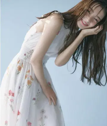 미사용 새상품 SNIDEL 백리본 쉬폰 원피스 0사이즈