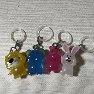 타베코 동물 메지루시 액세서리 4종 세트