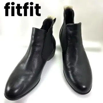 fitfit 핏핏 사이드 고어 부츠 가죽 블랙 24.5cm