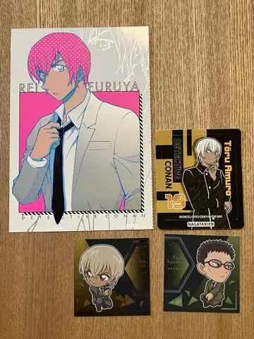 121 명탐정 코난 아무로 토오루 강준영(후루야 레이) 엽서 스티커