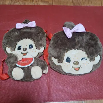 몽치치 봉제 인형 미니백