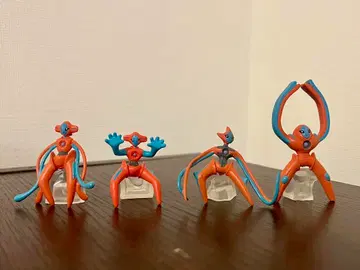 피규어 입체 포켓몬 도감 당시 물건 디오시스 4체 세트