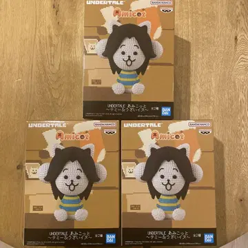 UNDERTALE 아미코토 테미 피규어 3개 세트