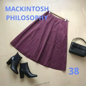MACKINTOSH PHILOSOPHY 플레어 스커트 38 스웨이드