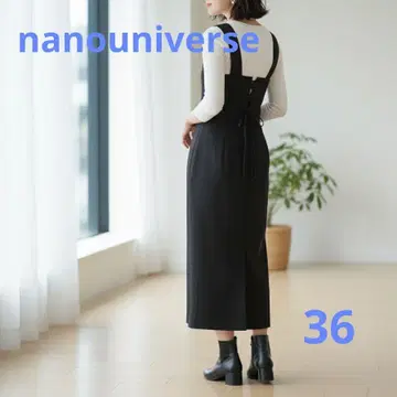 나노유니버스 스타일업 효과 서스펜더 부착 점퍼 스커트