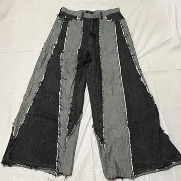 HARE 재구축 와이드 데님 팬츠