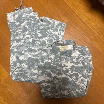 미군 실물 UCP 유니폼 전투복 군복 상하의 세트 사이즈 S