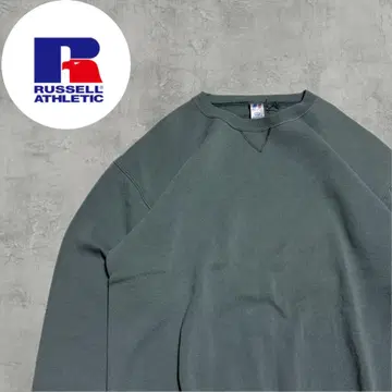 [인기] 00s 러셀 Russell 무지 맨투맨 브라운 XL