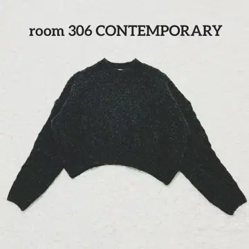 room 306 CONTEMPORARY 케이블 니트 블랙 계열 울 혼방