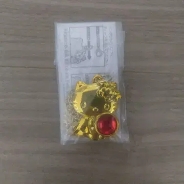산리오 키라키라 펜던트 키티 골드