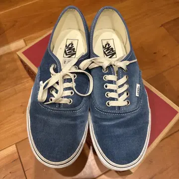 VANS 코듀로이 다크 블루 스니커즈