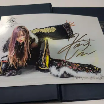 KAIRI 여자 프로레슬링 친필 사인 포트레이트 스타덤 WWE