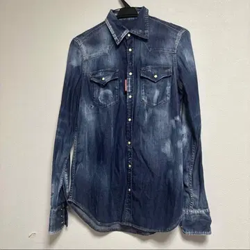새상품급 DSQUARED2 데님 셔츠 38