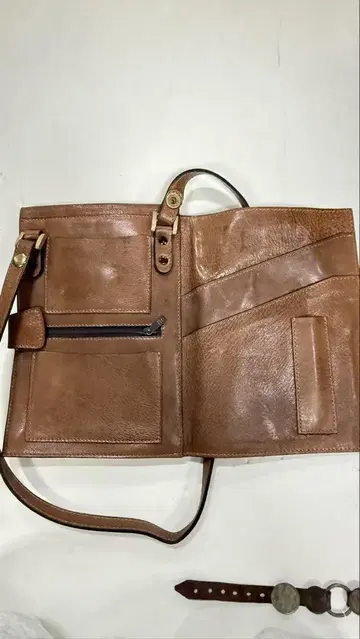 천연 가죽 멀티 백 상자 1