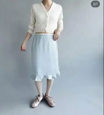 Edit for lulu 스커트 스카이블루