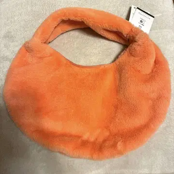 오렌지 퍼 핸드백