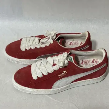 Puma 25.5cm 스웨이드 스니커즈 / 레드