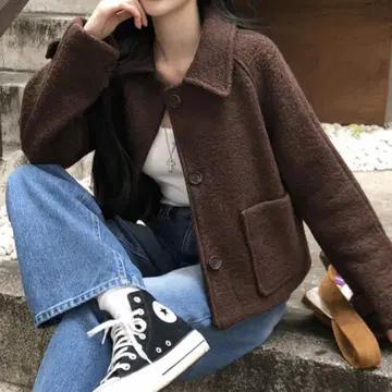 BEIDELLI 울 컬러 숏코트