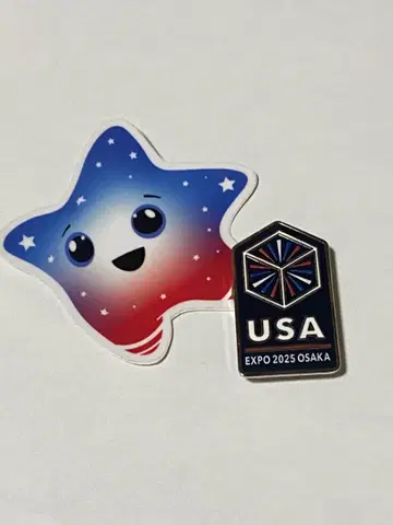 USA EXPO 2025 OSAKA 핀 배지 세트