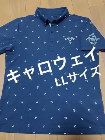 Callaway 네이비 피케 셔츠 LL