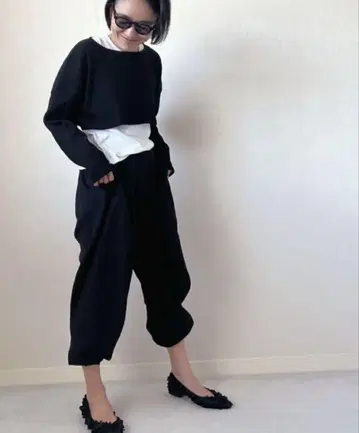 새상품 COUDRE 쿠두르 카네코 아야 씨 리브 상의 롱 T