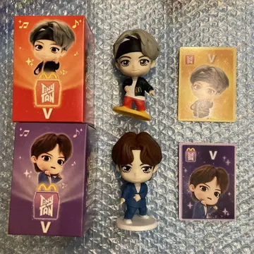 BTS 맥도날드 TinyTAN 콜라보 피규어 태현 2종 세트