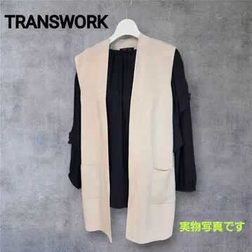 TRANSWORK 니트 베스트 워셔블 올 시즌 대응