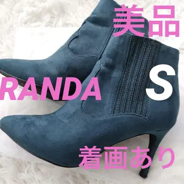 새상품급 RANDA 란다 스웨이드 숏부츠 S