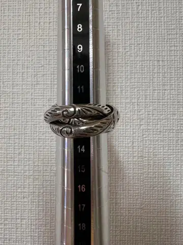 빈티지 반지 실버 3연 반지 민족 패턴