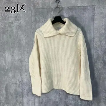 23구 캐시미어 블렌드 벌키 빅 컬러 니트 38