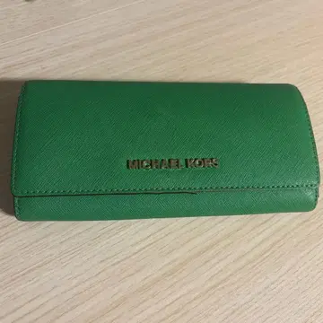 MICHAEL KORS 그린 장지갑