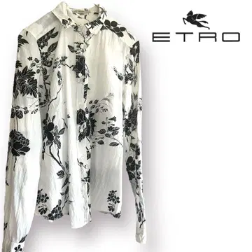 [ 새상품급 ] 에트로 ETRO 꽃무늬 셔츠 블라우스 긴팔