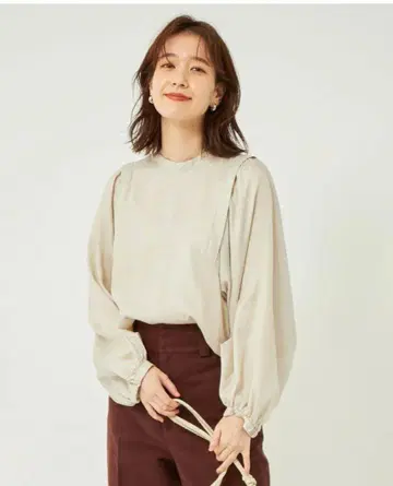 그린 라벨 릴랙싱 비숍 슬리브 블라우스 미사용 새상품 택 포함