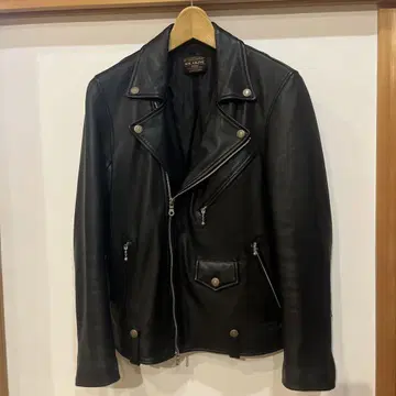 MR.OLIVE 미스터 올리브 더블 라이더 자켓 M 양가죽