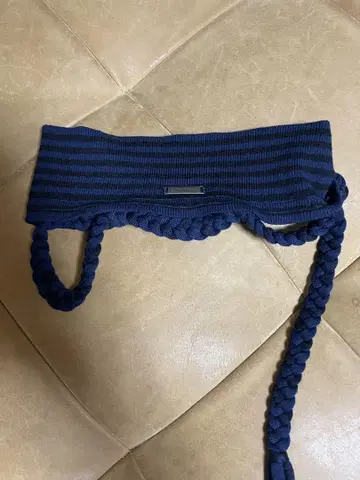 PERVERZE Braid Trim Knit 헤어밴드
