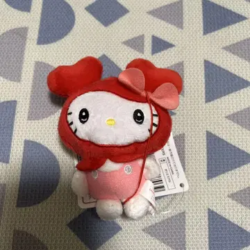 헬로키티 봉제 인형 빨간색