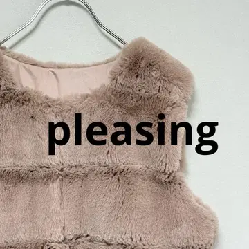 개인물품 pleasing 베스트 베스트 리치 퍼 숏 베스트 여성용