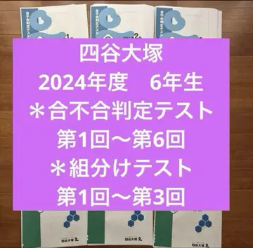 요쓰야오쓰카, 2024학년도, 반 편성, 합불 판정 테스트 (1년분)